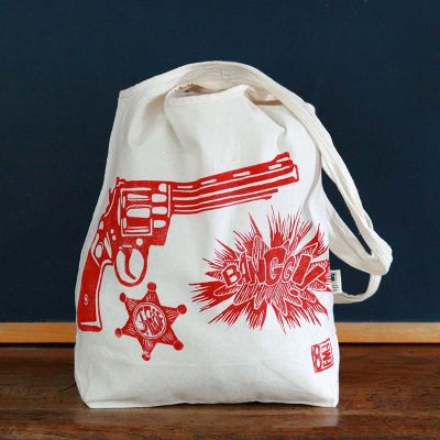 Tote bag - Sac en coton Bio - Cowboy